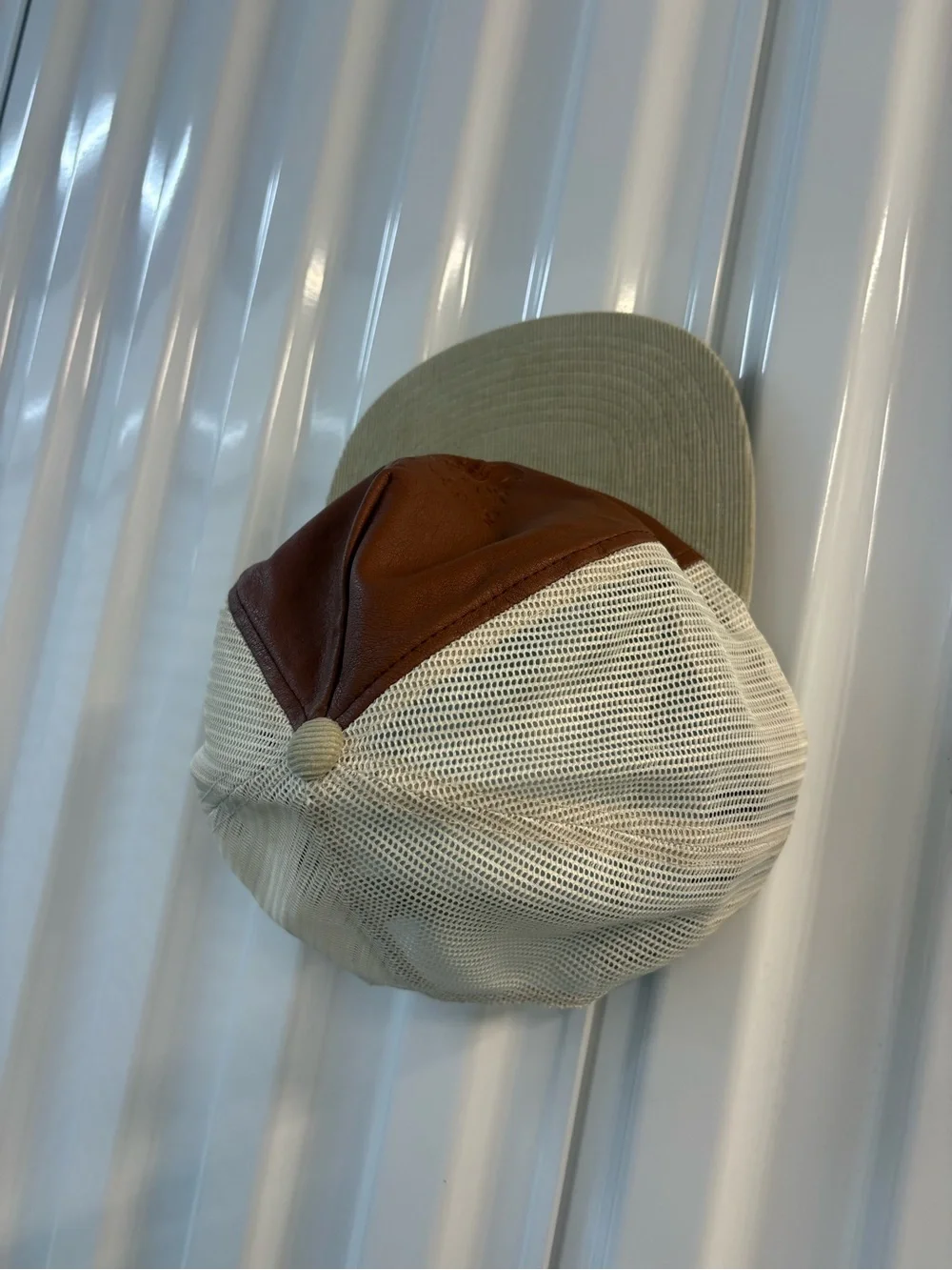 Brixton Snake Two-Tone Mesh Trucker Hat “Strange Days Ahead”